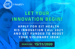 EIT Health RIS Innovation Call: Europos sveikatos priežiūros startuoliai 2021 m. sulauks 1,5 mln. eurų paramos